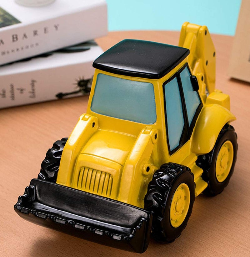 FUYU Cartoon Excavator Piggy Bank Coin Bank Money Box Home Decor - Image 5